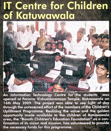 2009-05-31 Lakbima News Paper